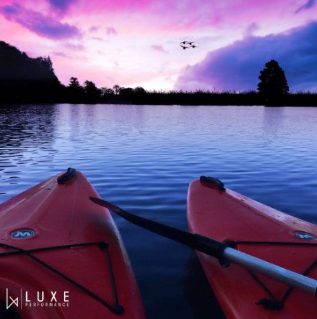 Top 5 Places on Earth for Kayaking: Kayaking with your Luxe Performance Cable Strap