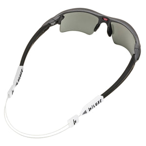 Luxe Performance Eyewear Cable Strap White/Black 14"