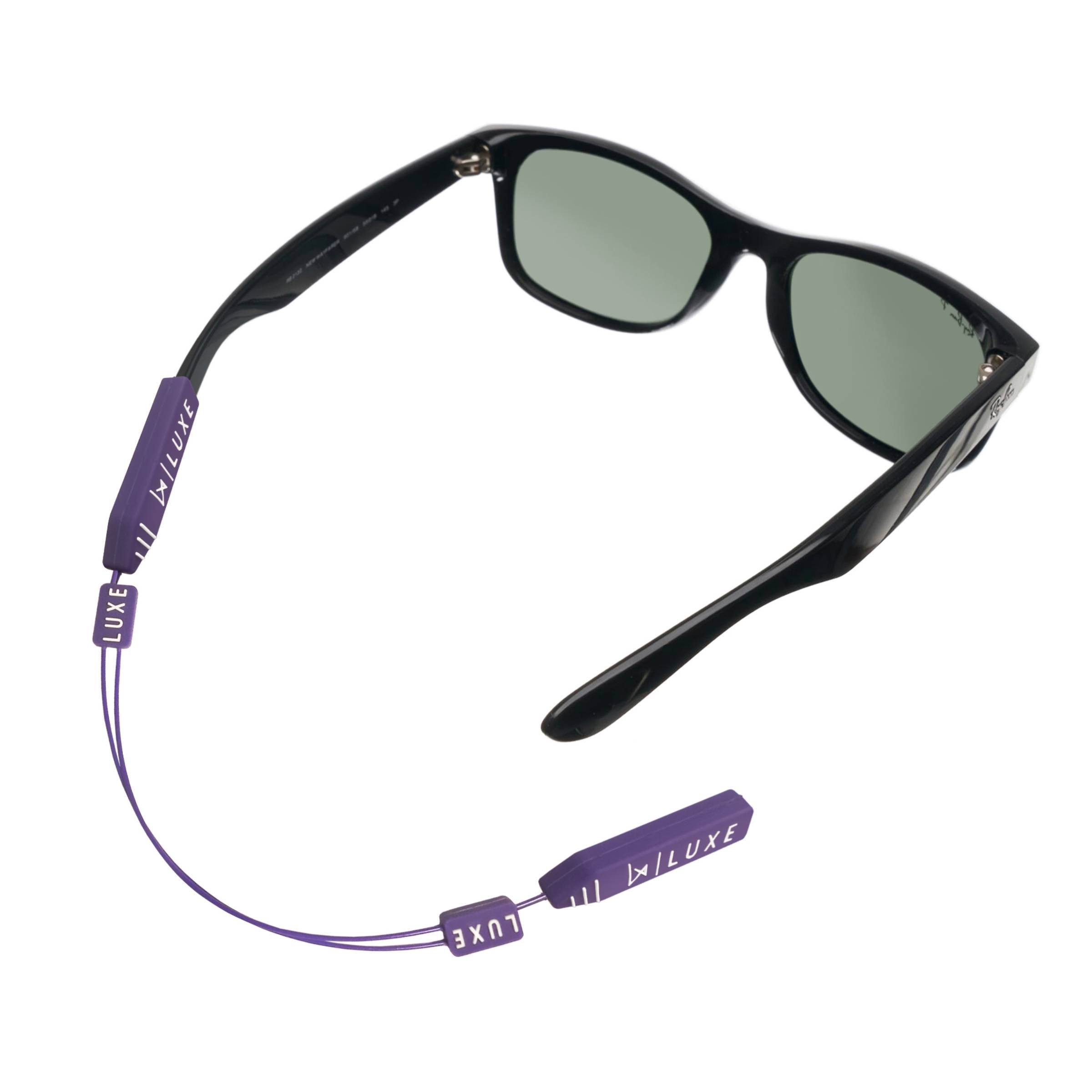 Luxe Performance Eyewear Cable Strap Purple 14"