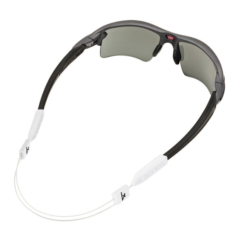 Luxe Performance Eyewear Cable Strap White/White 14"