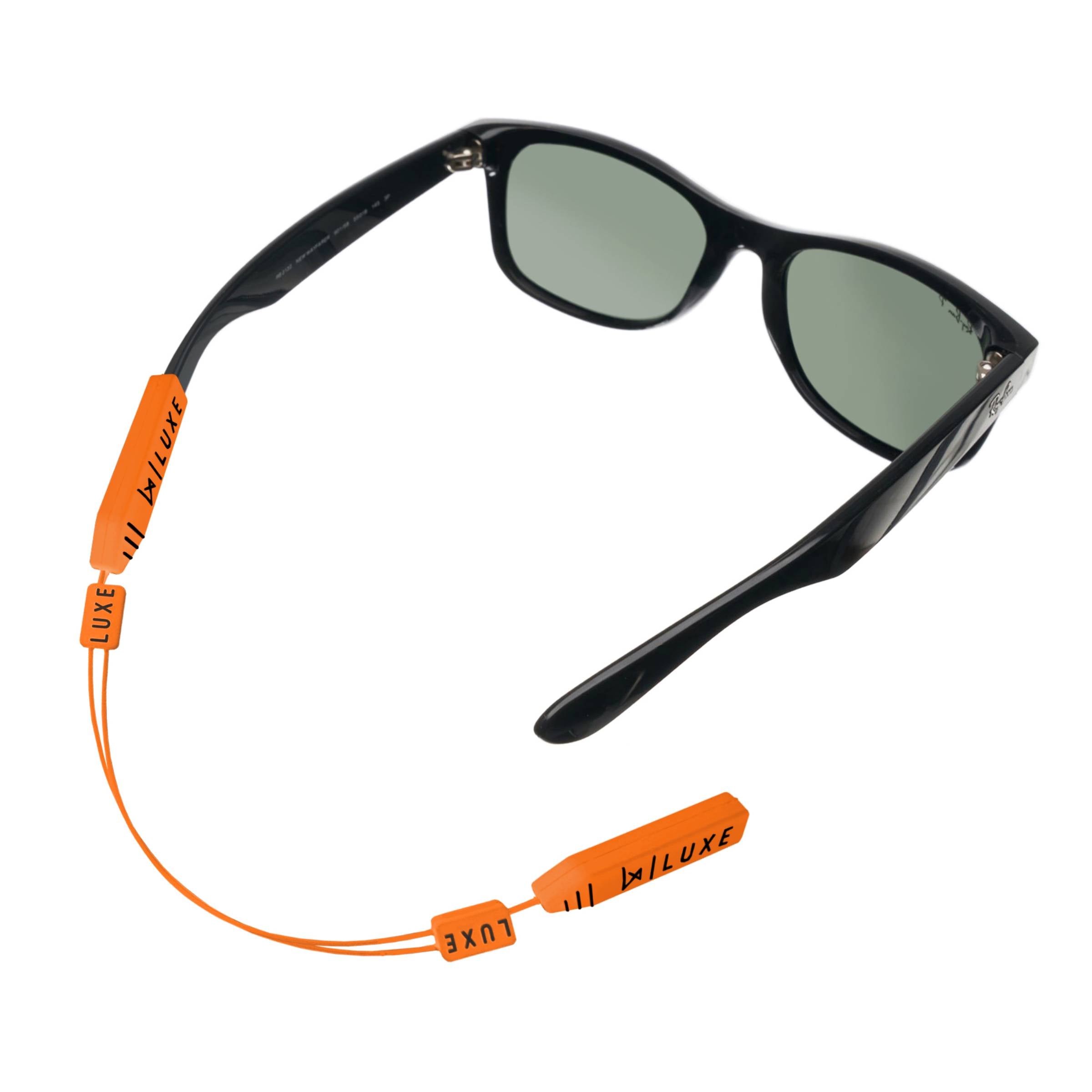 Luxe Performance Eyewear Cable Strap Orange 14"