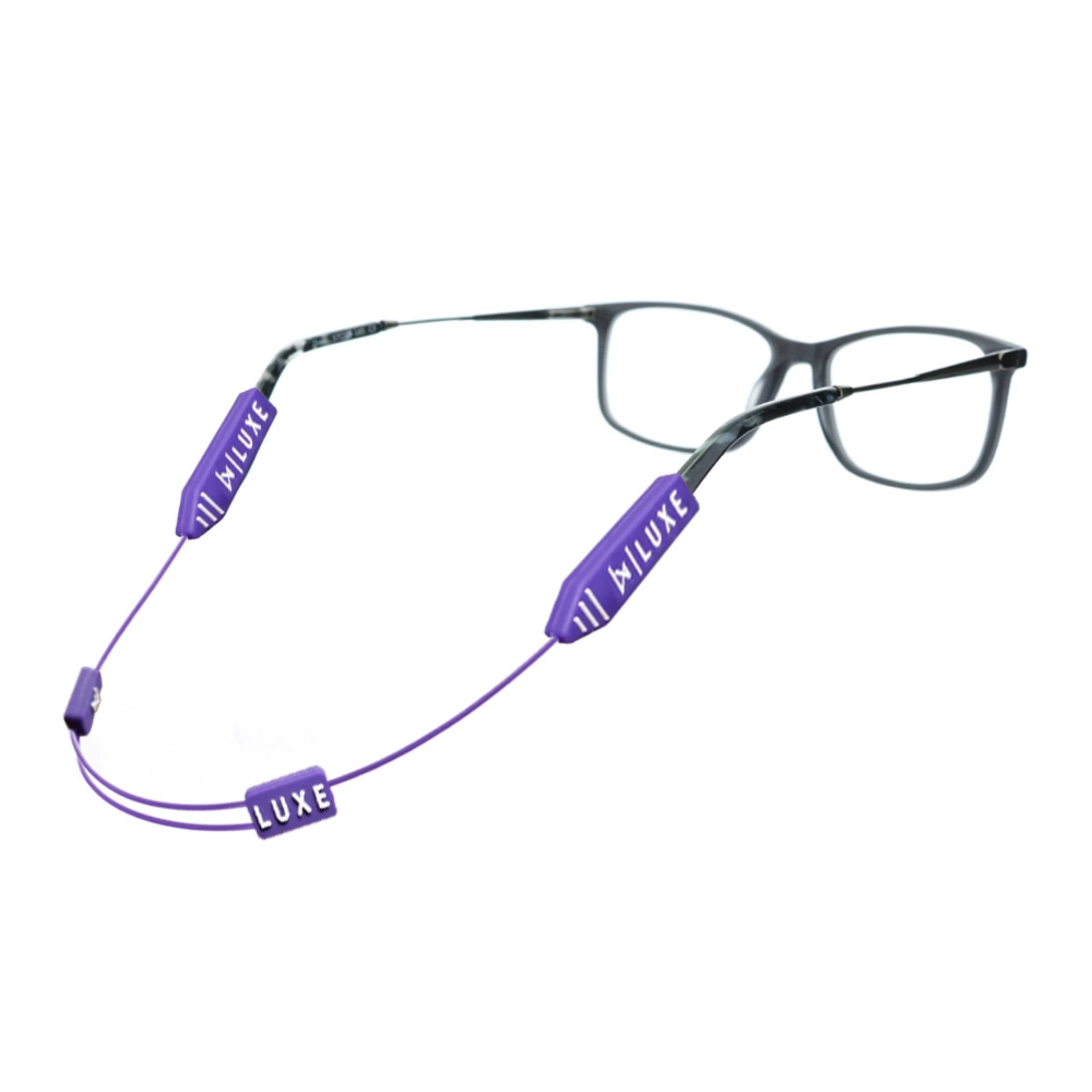 Luxe Performance Eyewear Cable Strap Purple 14"