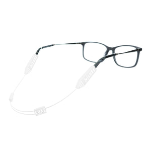 Luxe Performance Eyewear Cable Strap White/White 14"