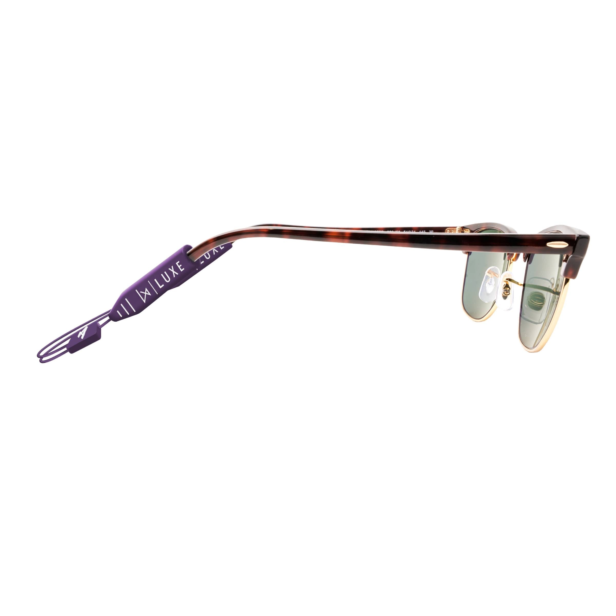 Luxe Performance Eyewear Cable Strap Purple 14"