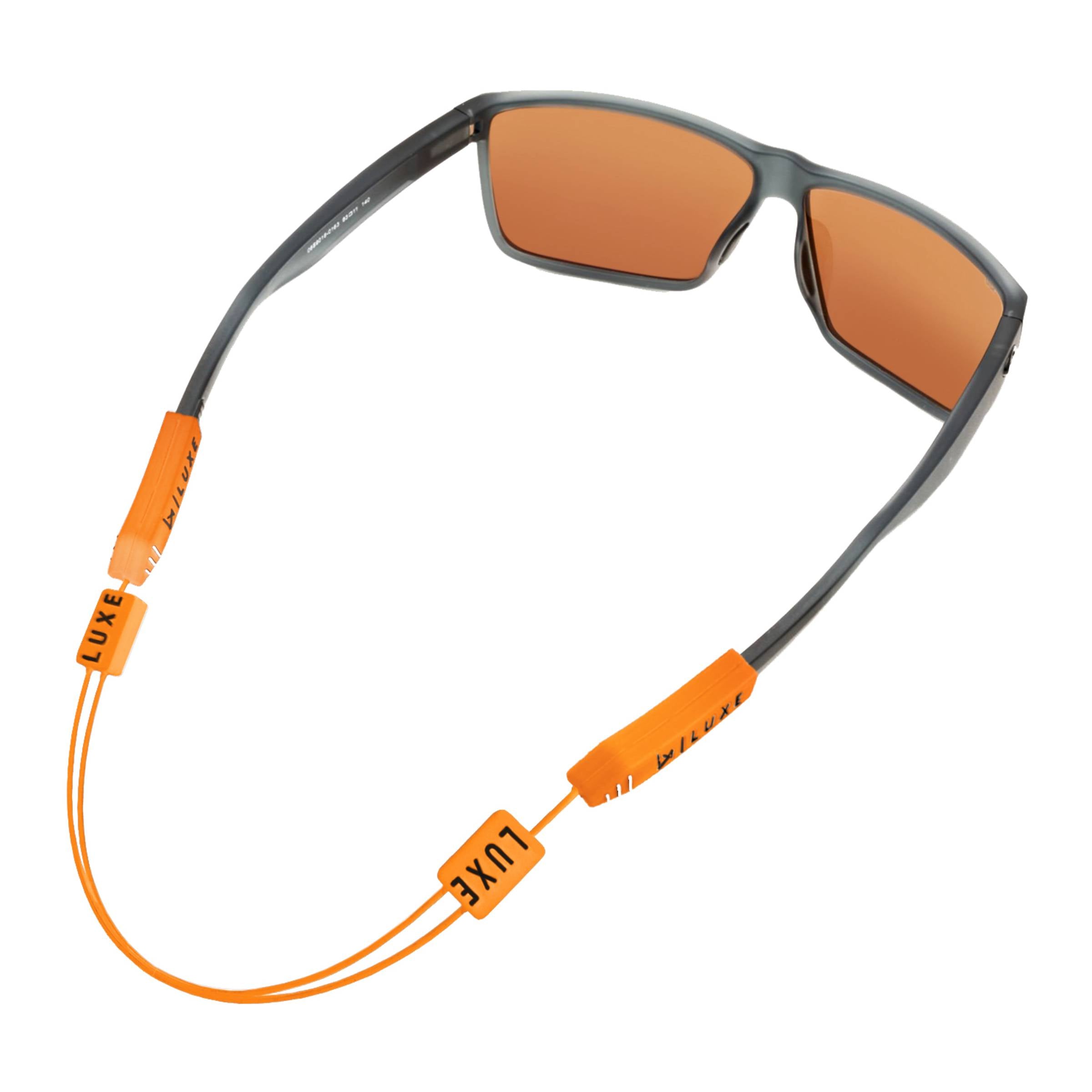 Luxe Performance Eyewear Cable Strap Orange 14"