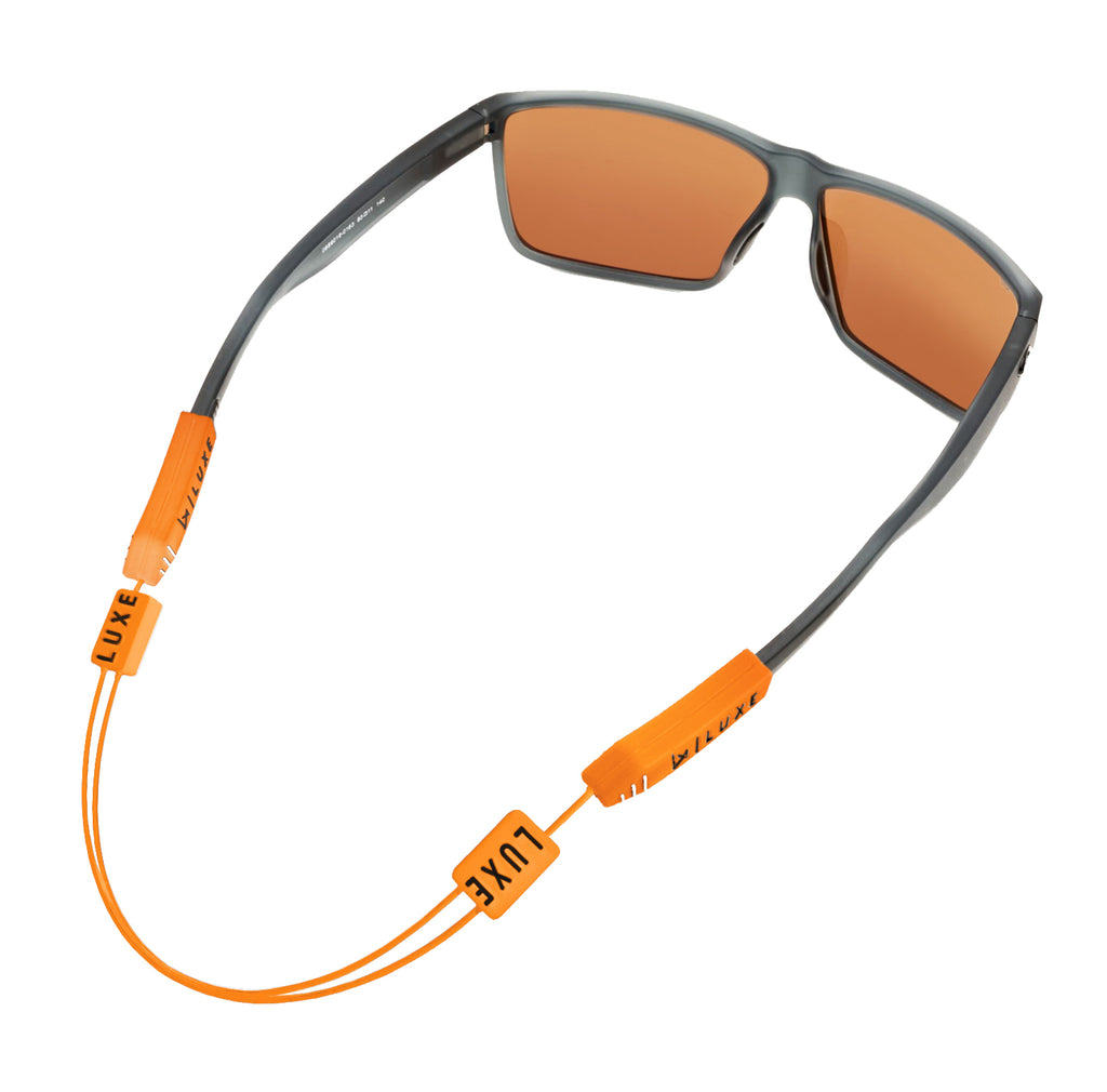 Luxe Performance Eyewear Cable Strap Orange 14"