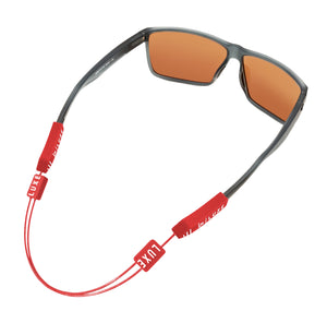 Luxe Performance Eyewear Cable Strap Red 14"